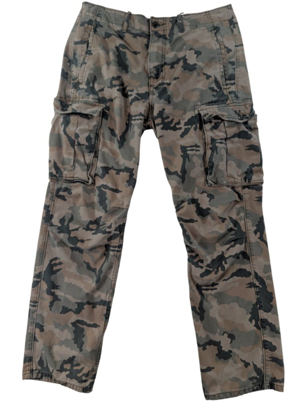 Levi’s Camo Cargo Pants Mens 32x32 Woodland Utility Tactical Streetwear Y2K